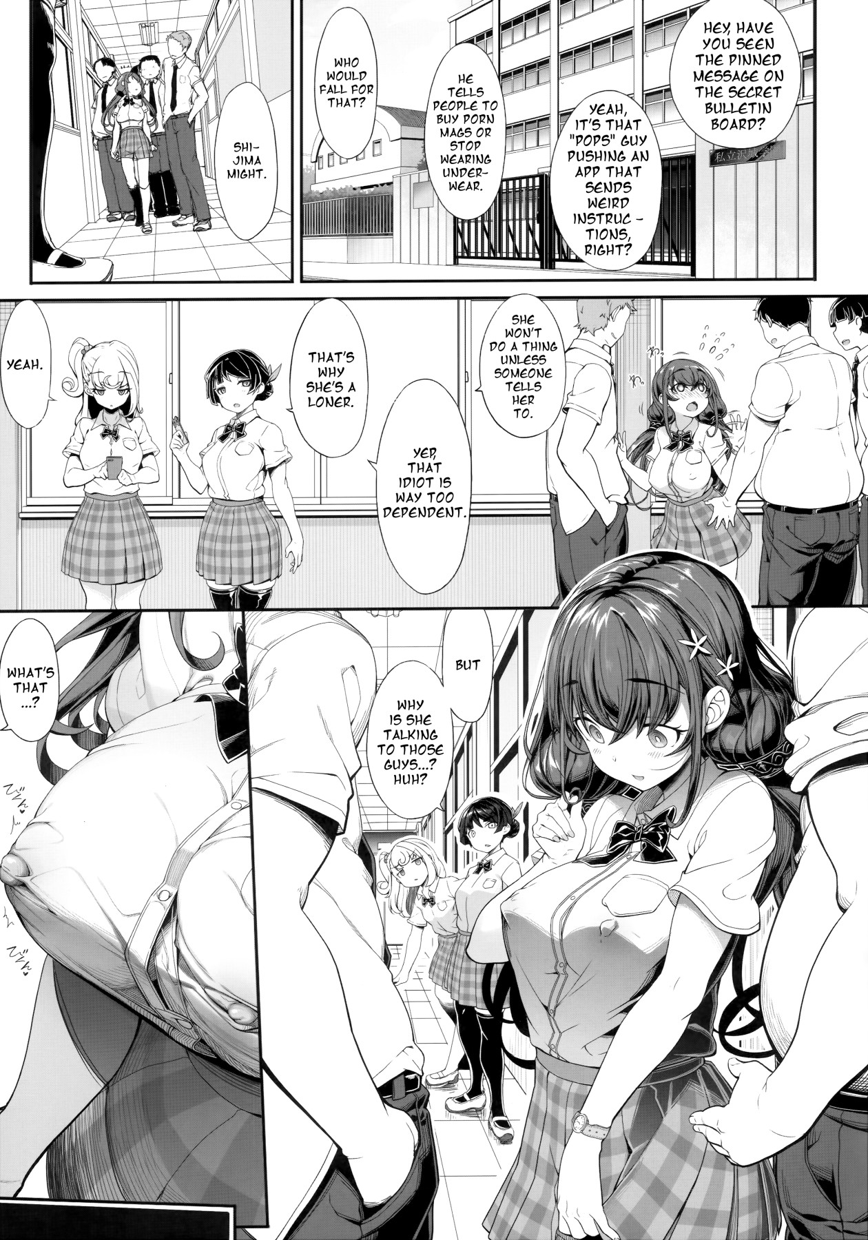 Hentai Manga Comic-An Old Guy's Schoolgirl Hypno App-Read-8